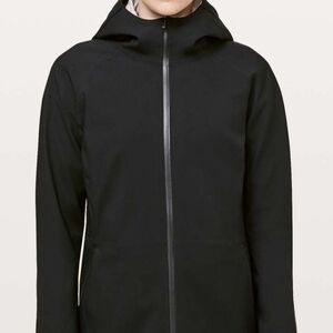 lululemon athletica Glyde Along Softshell - 6-  Black Raincoat